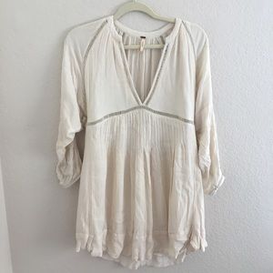 Free people tunic dress off white XS